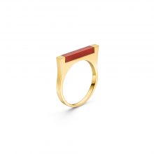 Gelbgold Ring "Ponte Vecchio" mit Karneol von Atelier Fridrich bei Juwelier Fridrich in München